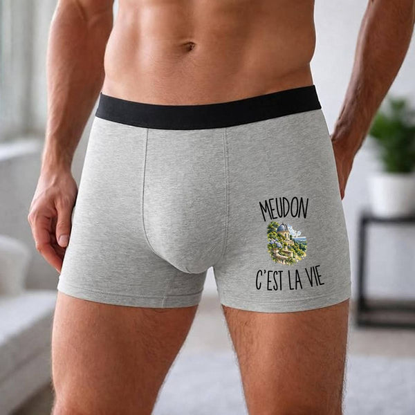 Boxer Homme Meudon c’est la vie – Impression devant