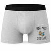 Boxer Homme Saint-Malo c’est la vie – Impression devant