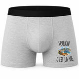 Boxer Homme Toulon c’est la vie – Impression devant