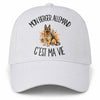 Casquette Blanche Mon Berger Allemand c'est ma vie