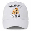 Casquette Blanche Mon Chow-Chow c'est ma vie