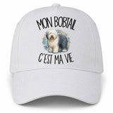 Casquette Blanche Mon Bobtail c'est ma vie