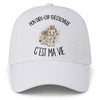 Casquette Blanche Mon Chien-Loup Tchécoslovaque c'est ma vie