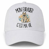 Casquette Blanche Mon Eurasier c'est ma vie