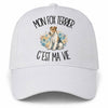 Casquette Blanche Mon Fox Terrier c'est ma vie