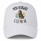 Casquette Blanche Mon Hovawart c'est ma vie