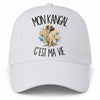 Casquette Blanche Mon Kangal c'est ma vie