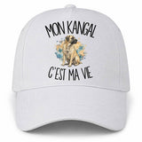 Casquette Blanche Mon Kangal c'est ma vie