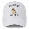 Casquette Blanche Mon Lhassa Apso c'est ma vie