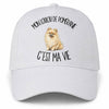 Casquette Blanche Mon Loulou de Poméranie c'est ma vie