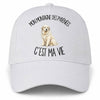 Casquette Blanche Mon Montagne des Pyrénées c'est ma vie