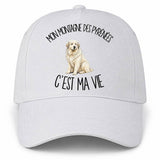 Casquette Blanche Mon Montagne des Pyrénées c'est ma vie