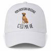 Casquette Blanche Mon Rhodesian Ridgeback c'est ma vie