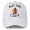 Casquette Blanche Mon Setter Irlandais c'est ma vie
