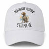 Casquette Blanche Mon Braque Allemand c'est ma vie