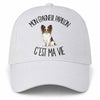 Casquette Blanche Mon Épagneul Papillon c'est ma vie