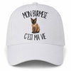 Casquette Blanche Mon Burmese c'est ma vie