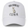 Casquette Blanche Mon Cornish Rex c'est ma vie