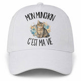 Casquette Blanche Mon Munchkin c'est ma vie