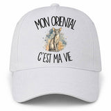 Casquette Blanche Mon Oriental c'est ma vie
