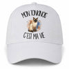 Casquette Blanche Mon Tonkinois c'est ma vie