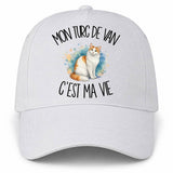 Casquette Blanche Mon Turc de Van c'est ma vie