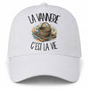 Casquette Blanche La vannerie c'est la vie