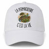 Casquette Blanche La permaculture c'est la vie