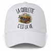 Casquette Blanche La cueillette c'est la vie