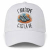 Casquette Blanche L'athlétisme c'est la vie