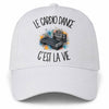 Casquette Blanche Le cardio dance c'est la vie