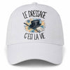 Casquette Blanche Le dressage c'est la vie