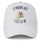 Casquette Blanche Le modern jazz c'est la vie