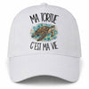 Casquette Blanche Ma tortue c'est ma vie