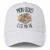 Casquette Blanche Mon gecko c'est ma vie