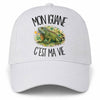 Casquette Blanche Mon iguane c'est ma vie