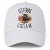 Casquette Blanche Les férias c'est la vie
