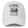 Casquette Blanche Les cupcakes c'est la vie