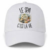 Casquette Blanche Le spa c'est la vie