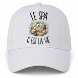 Casquette Blanche Le spa c'est la vie