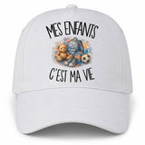 Casquette Blanche Mes enfants c'est ma vie