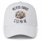 Casquette Blanche Mes petits-enfants c'est ma vie