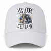 Casquette Blanche Les loups c'est la vie