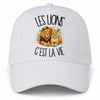 Casquette Blanche Les lions c'est la vie