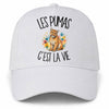 Casquette Blanche Les pumas c'est la vie