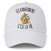 Casquette Blanche Les kangourous c'est la vie