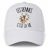 Casquette Blanche Les rennes c'est la vie