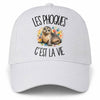 Casquette Blanche Les phoques c'est la vie