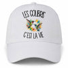 Casquette Blanche Les colibris c'est la vie