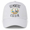Casquette Blanche Les mouettes c'est la vie